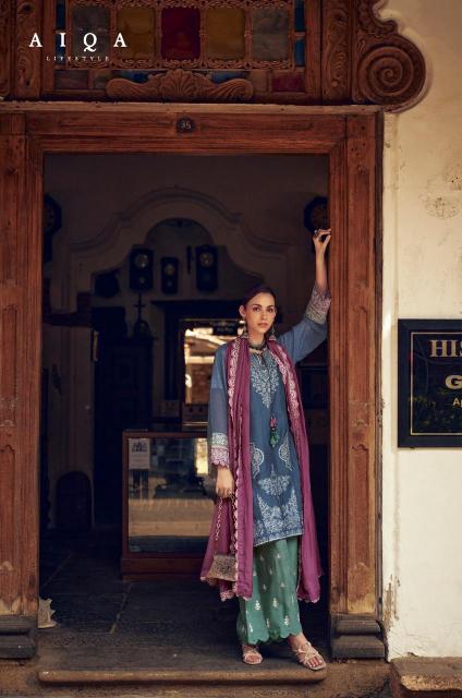 Aiqa Take catalog wholesale unstitched salwar kameez material