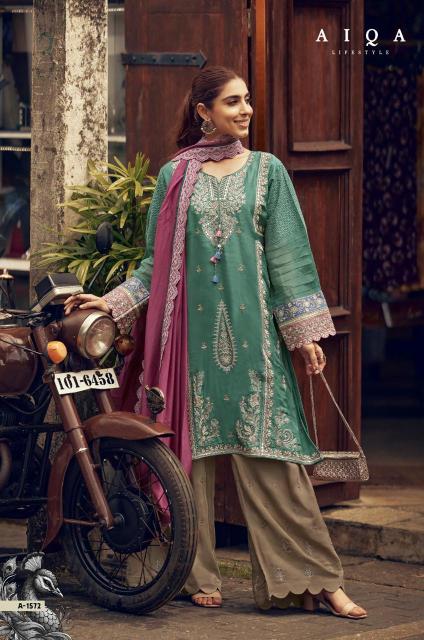 Aiqa Take catalog wholesale unstitched salwar kameez material
