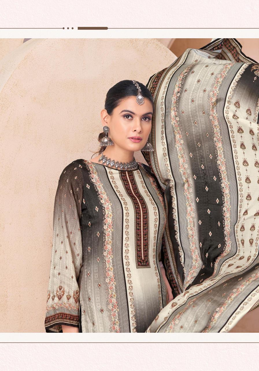 Alok Black Biba catalog dress material wholesale with price