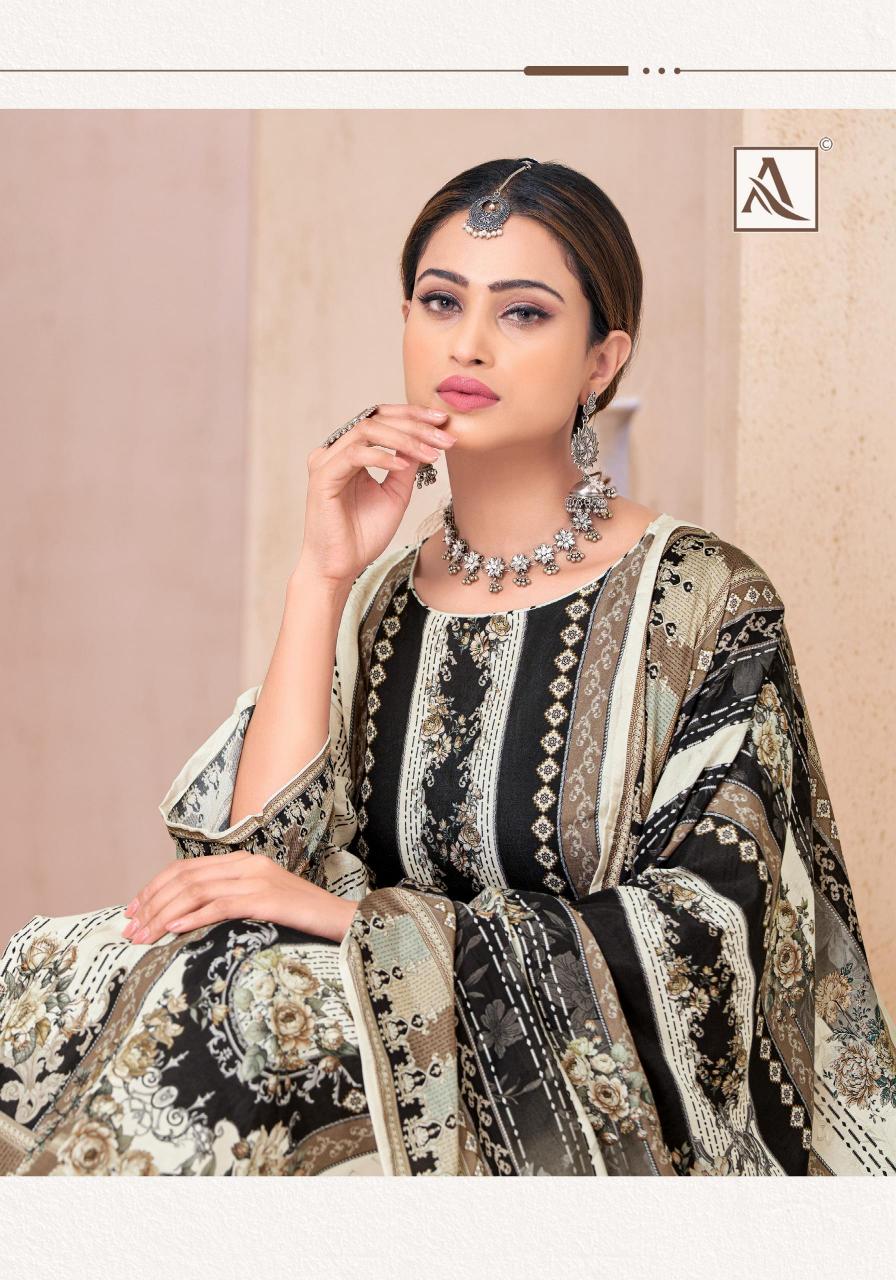 Alok Black Biba catalog dress material wholesale with price
