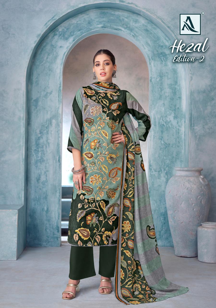Alok Hezal vol 2 Catalog wholesale dress material surat gujarat india 