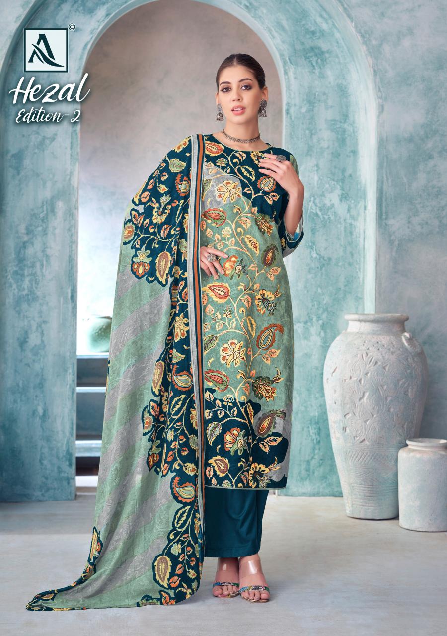 Alok Hezal vol 2 Catalog wholesale dress material surat gujarat india 