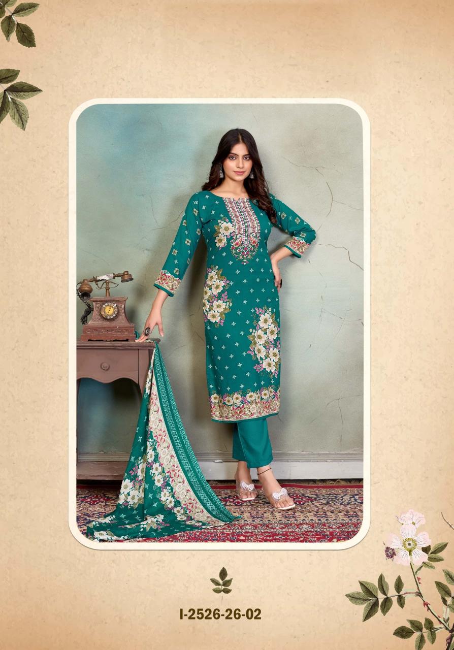 Alok Meheroon vol 9 catalog wholesale dress material online shopping india