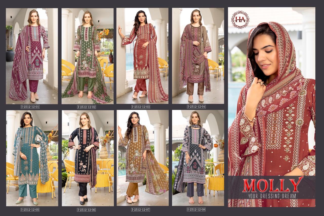 Alok Molly catalog wholesale dress materials with price mumbai