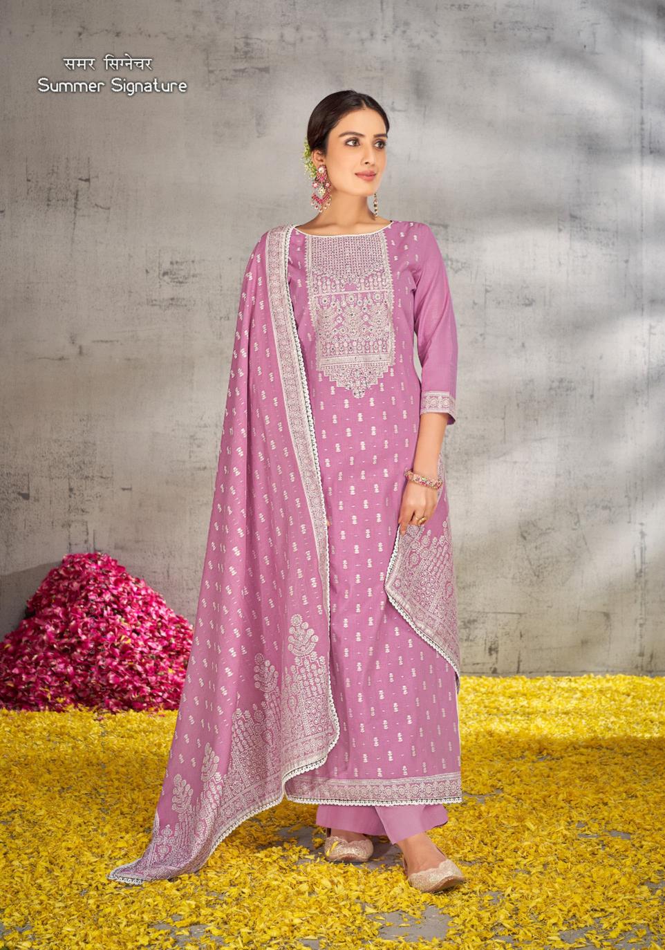 Alok Summer Signature catalog wholesale dress material online surat