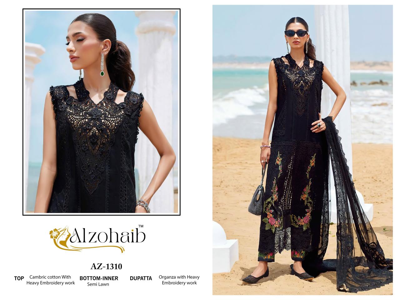 Alzohaib Az Aarzoo Vol 1 catalog pakistani suits wholesalers in surat