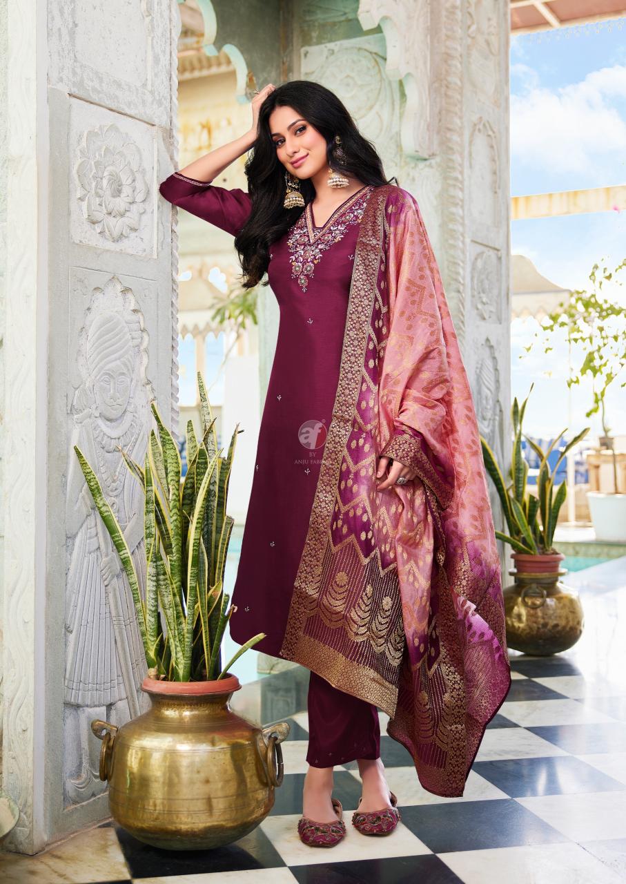 Anju Fabrics Jhalak catalog indian kurti collection 2025