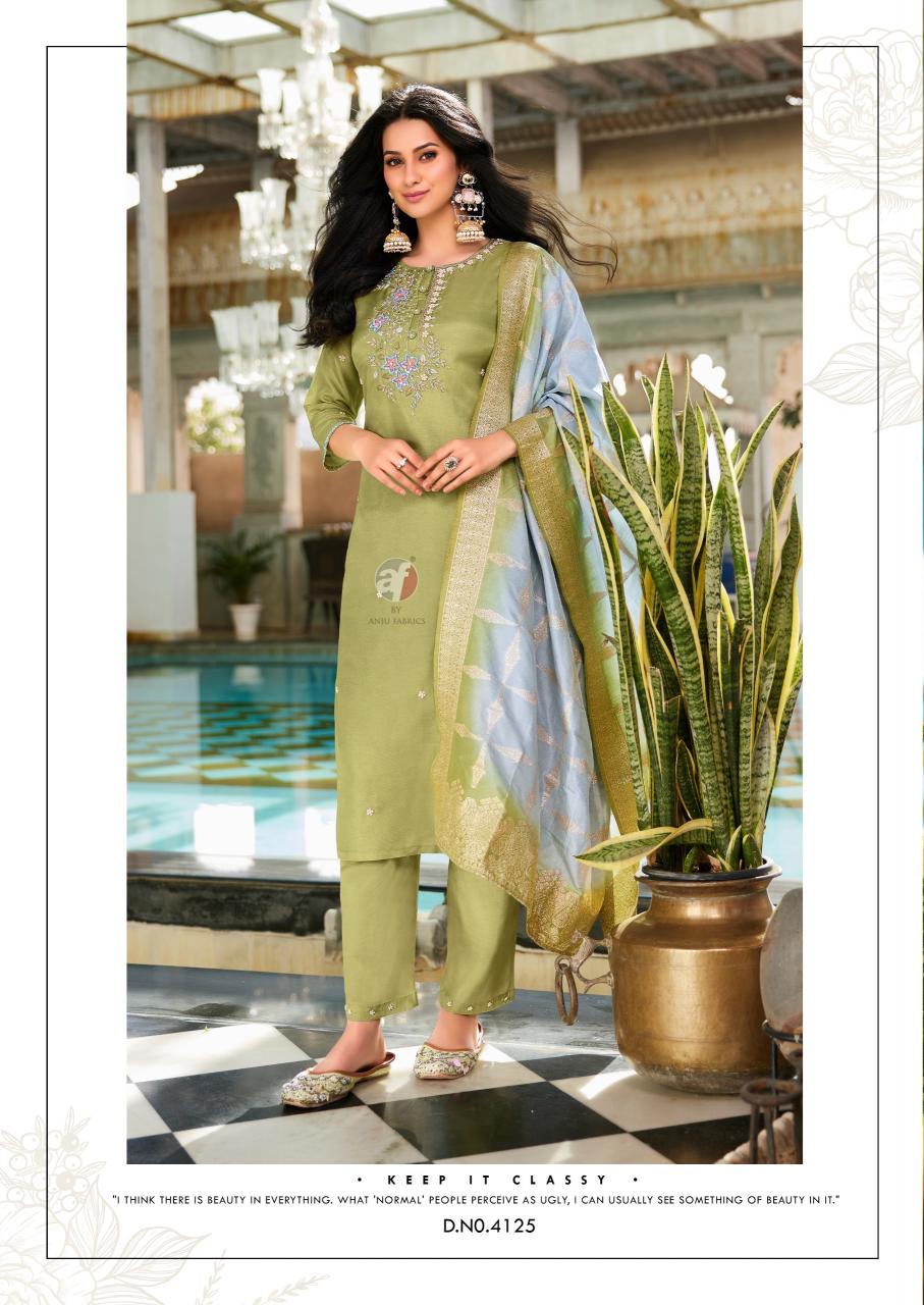 Anju Fabrics Jhalak catalog indian kurti collection 2025