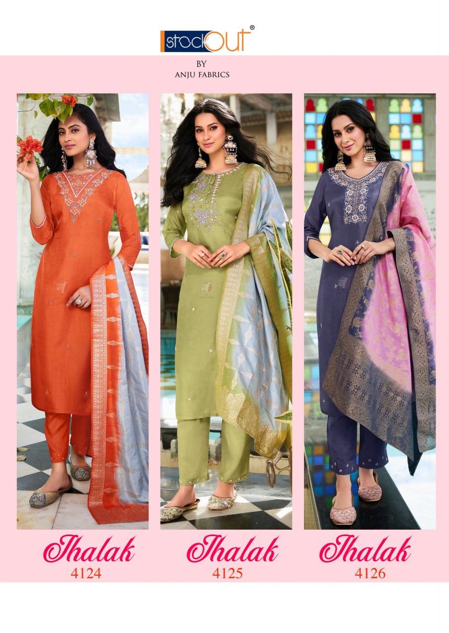 Anju Fabrics Jhalak catalog indian kurti collection 2025