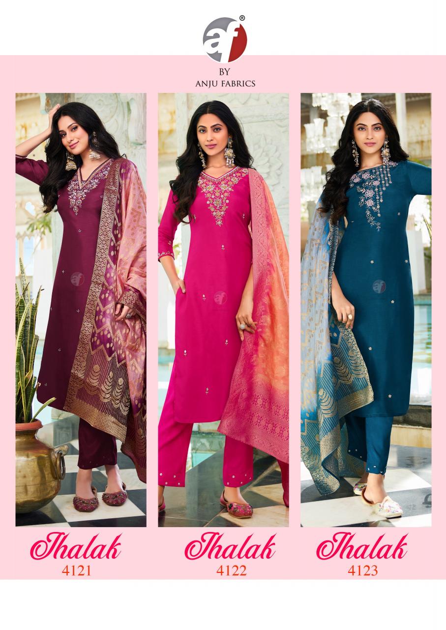 Anju Fabrics Jhalak catalog indian kurti collection 2025