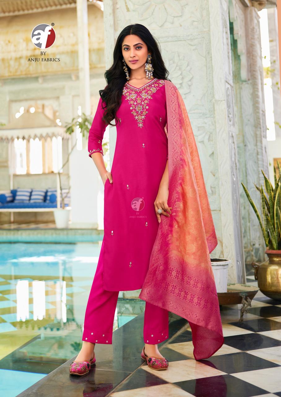Anju Fabrics Jhalak catalog indian kurti collection 2025