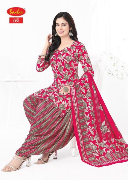 Baalar Zaara Patiyala Vol-33 – Dress Material - Wholesale Catalog