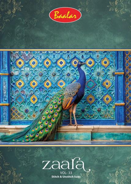 Baalar Zaara Vol-33 – Dress Material - Wholesale Catalog