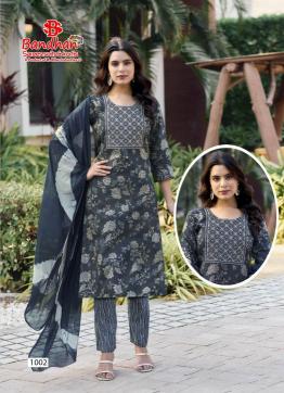 Bandhan Devika Vol-1 – Kurti Pant With Dupatta - Wholesale Catalog