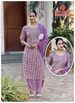 Bandhan Devika Vol-1 – Kurti Pant With Dupatta - Wholesale Catalog