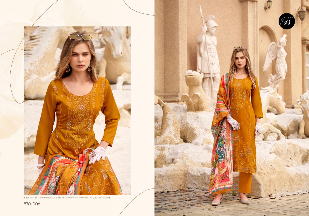 Belliza Zarqash Vol 7 catalog wholesale dress material delhi