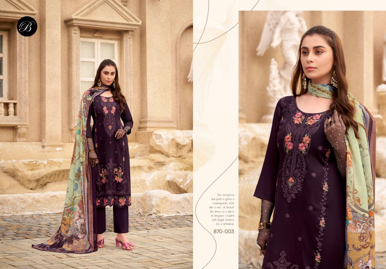 Belliza Zarqash Vol 7 catalog wholesale dress material delhi