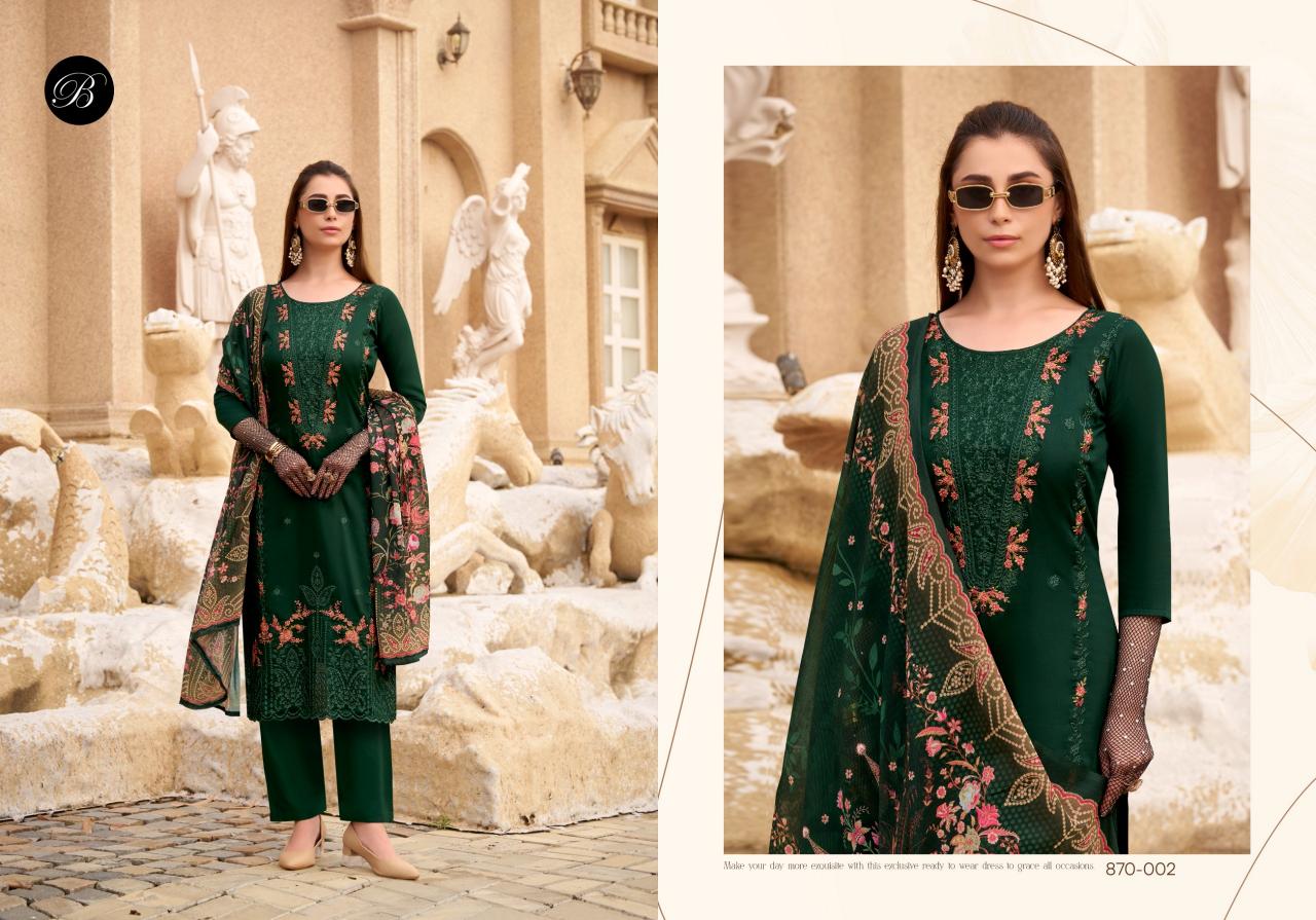 Belliza Zarqash Vol 7 catalog wholesale dress material delhi