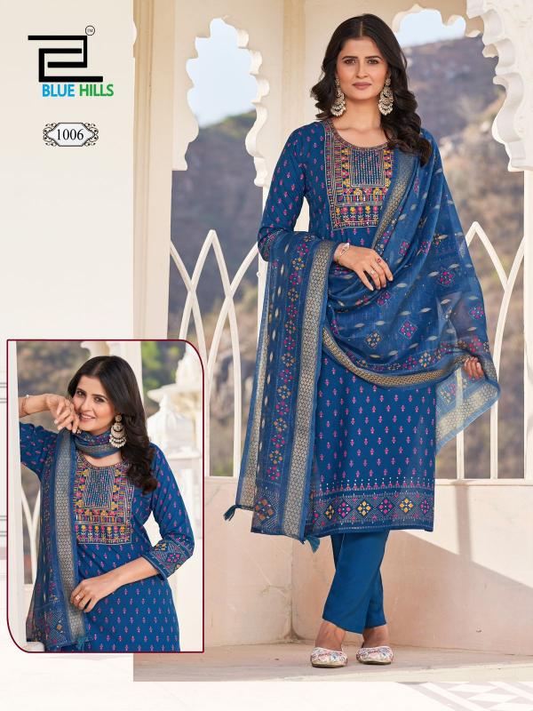Blue Hills Dupatta world catalog jeel kurtis collection in india