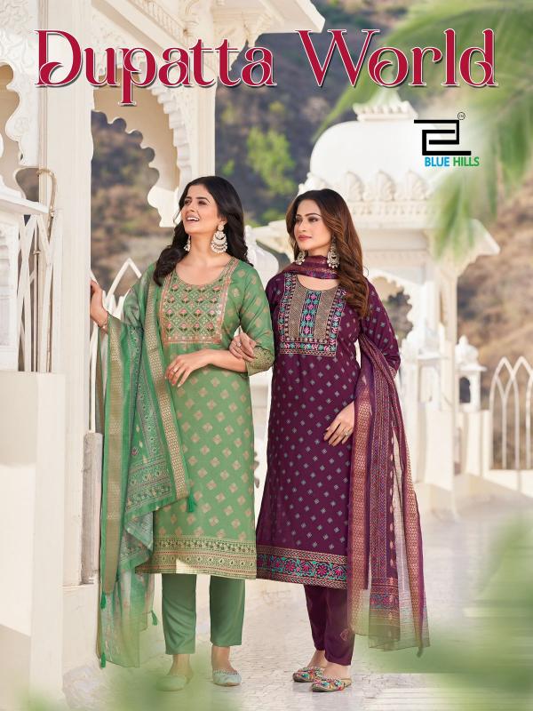 Blue Hills Dupatta world catalog jeel kurtis collection in india