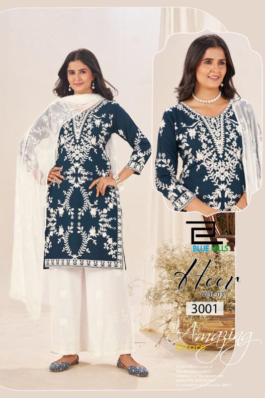Blue Hills Heer vol 3 catalog indian kurti sewing pattern
