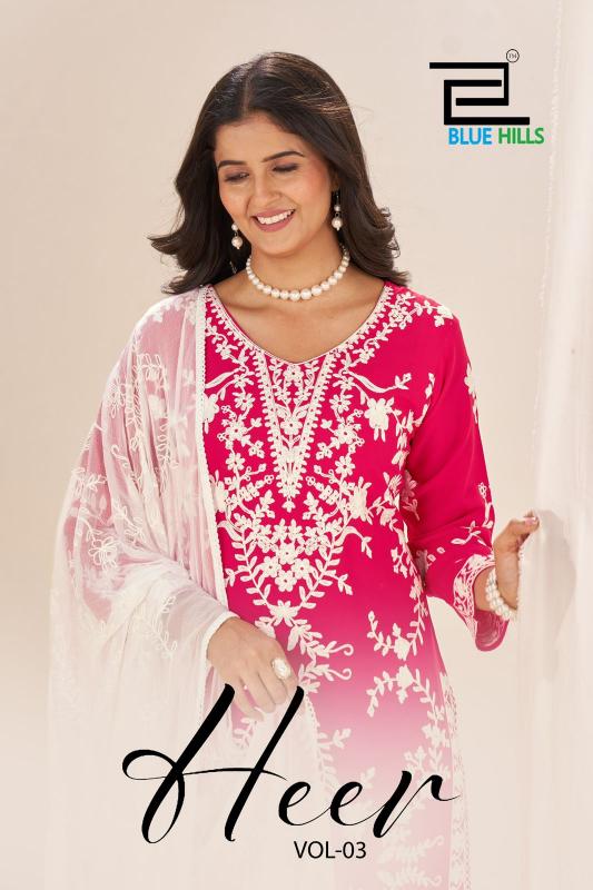 Blue Hills Heer vol 3 catalog indian kurti sewing pattern