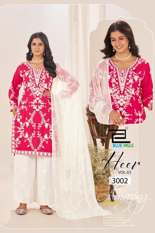 Blue Hills Heer vol 3 catalog indian kurti sewing pattern