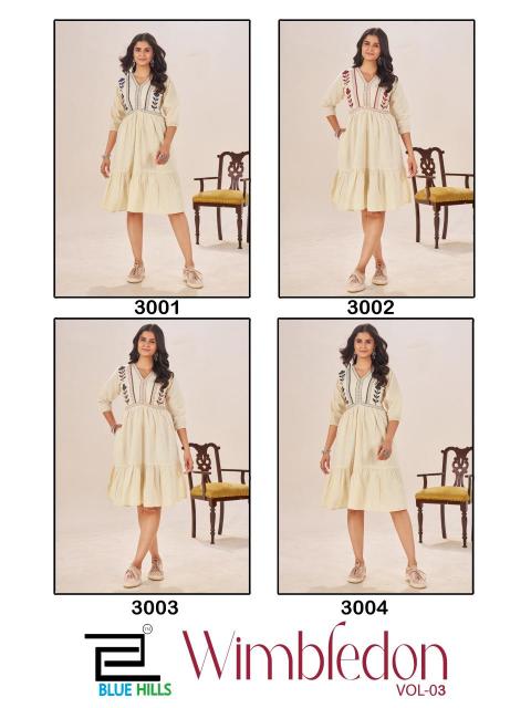 Blue Hills Wimbledon Vol 3 catalog western dress cotton