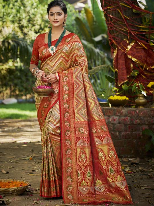 Bunawat Chaturi Silk catalog aura sarees manufacturers in surat