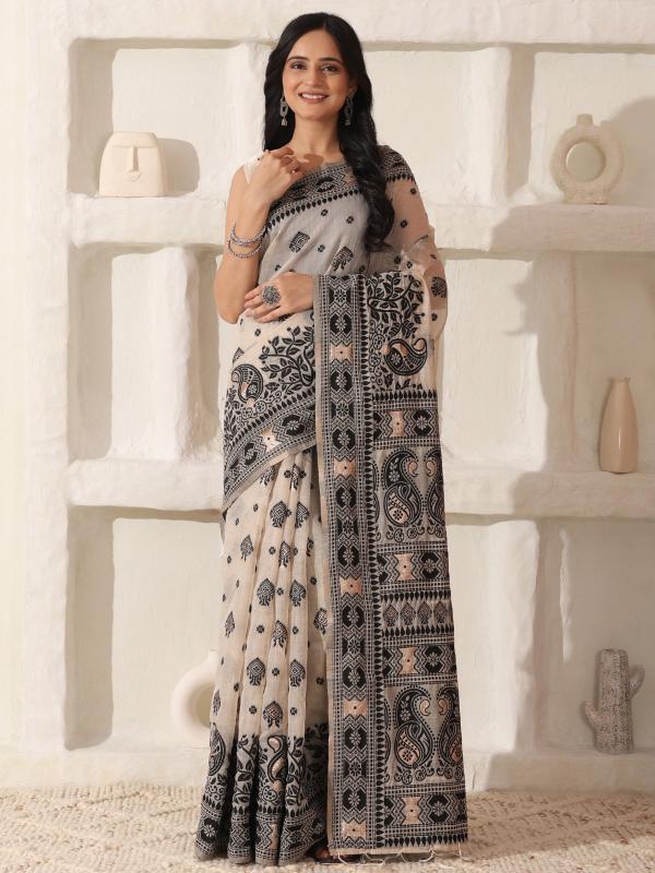Dazira Charcoal charm catalog get sarees in surat