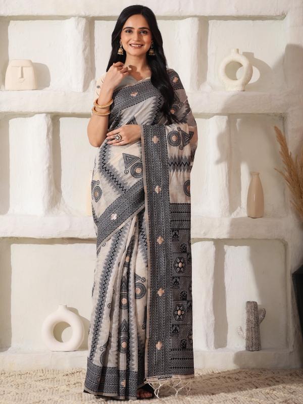 Dazira Charcoal charm catalog get sarees in surat