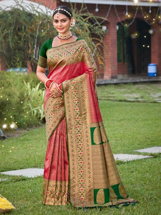Dazira Gauri catalog banarasi silk saree in surat