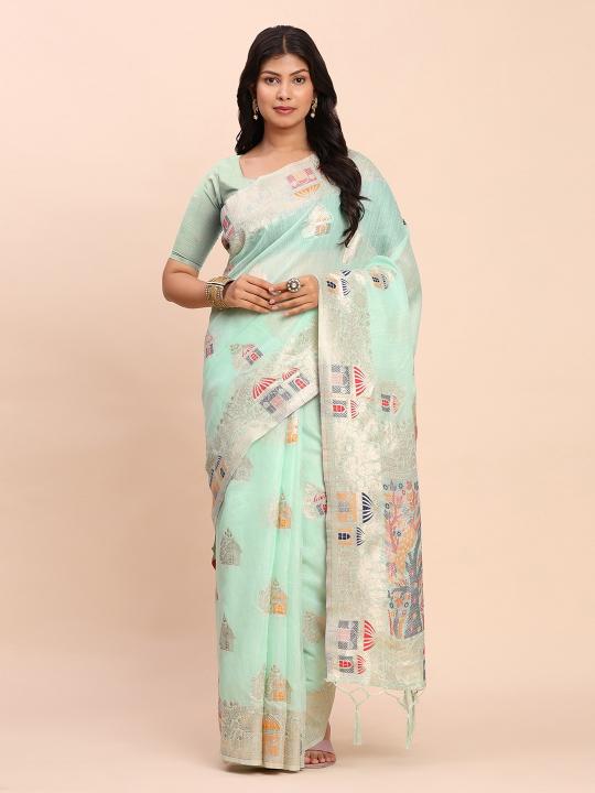Dazira Linen Stori catalog surat retail saree market