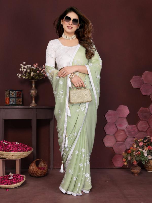 Dazira Soft Moss Satin catalog surat special sarees wholesale price online