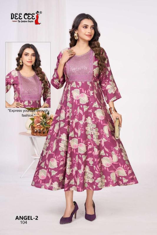 Deecee Angel vol 2 catalog best sites for kurtis in india