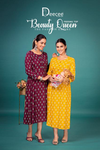 Deecee Beauty Queen catalog feeding kurtis online india