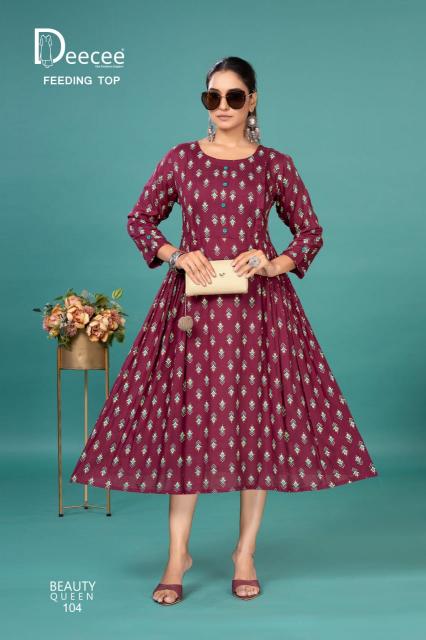 Deecee Beauty Queen catalog feeding kurtis online india