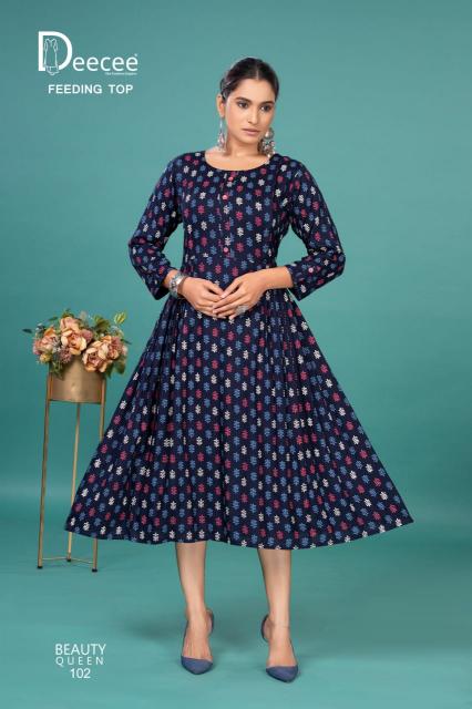 Deecee Beauty Queen catalog feeding kurtis online india