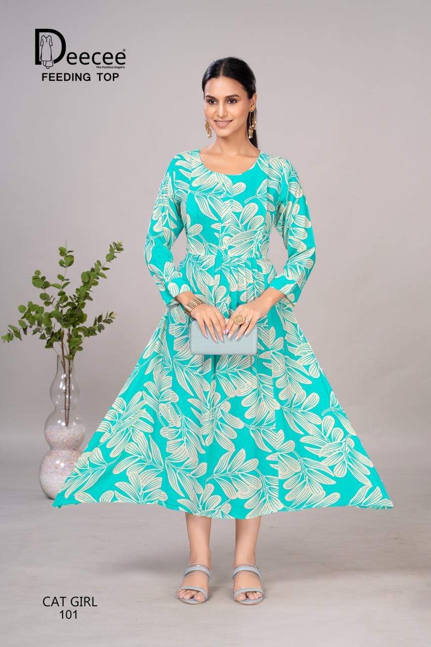 Deecee Cat Girl catalog feeding kurtis online india
