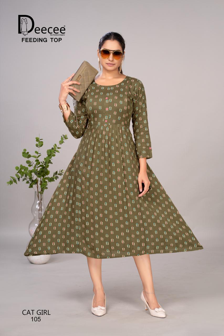 Deecee Cat Girl catalog feeding kurtis online india