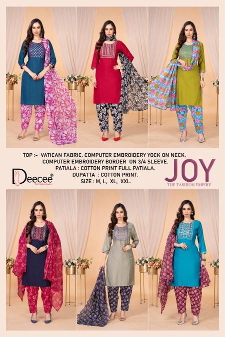 Deecee Joy catalog royal blue kurti online india