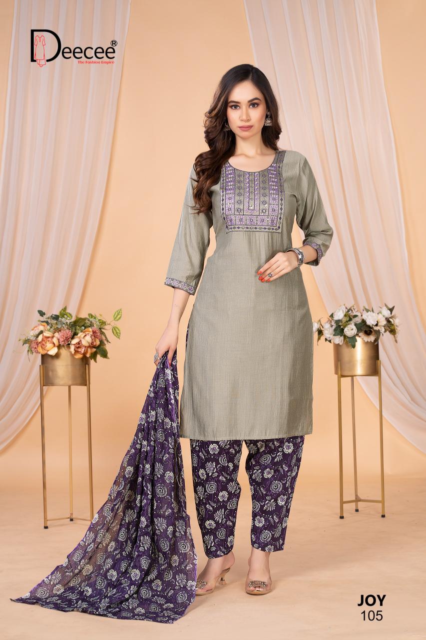 Deecee Joy catalog royal blue kurti online india