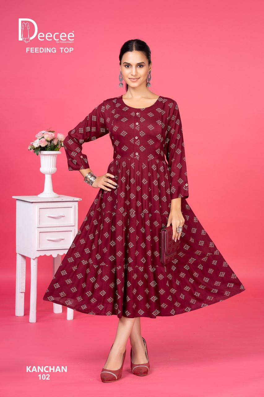 Deecee Kanchan catalog indian trendy kurtis