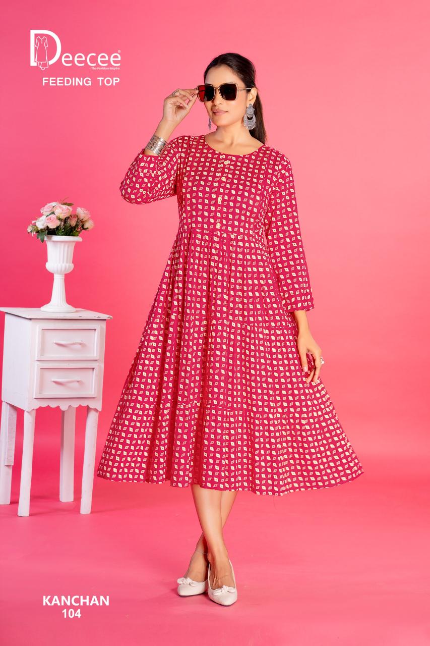 Deecee Kanchan catalog indian trendy kurtis
