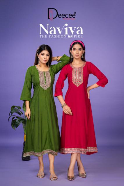 Deecee Naviya catalog fbb india long kurtis