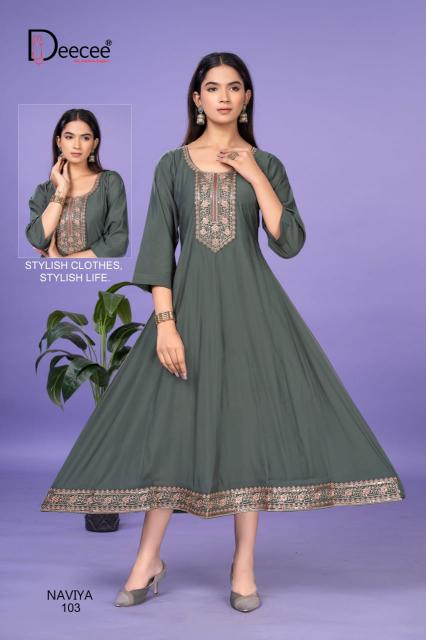Deecee Naviya catalog fbb india long kurtis