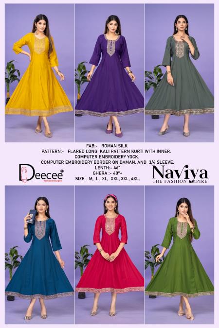 Deecee Naviya catalog fbb india long kurtis