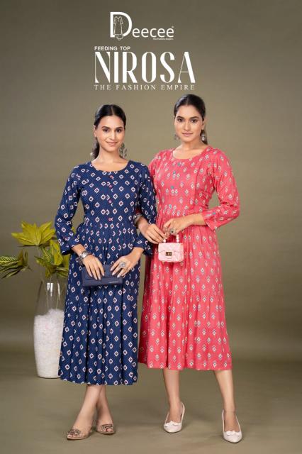 Deecee Nirosa catalog feeding kurtis in india