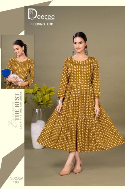Deecee Nirosa catalog feeding kurtis in india