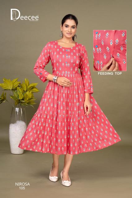 Deecee Nirosa catalog feeding kurtis in india
